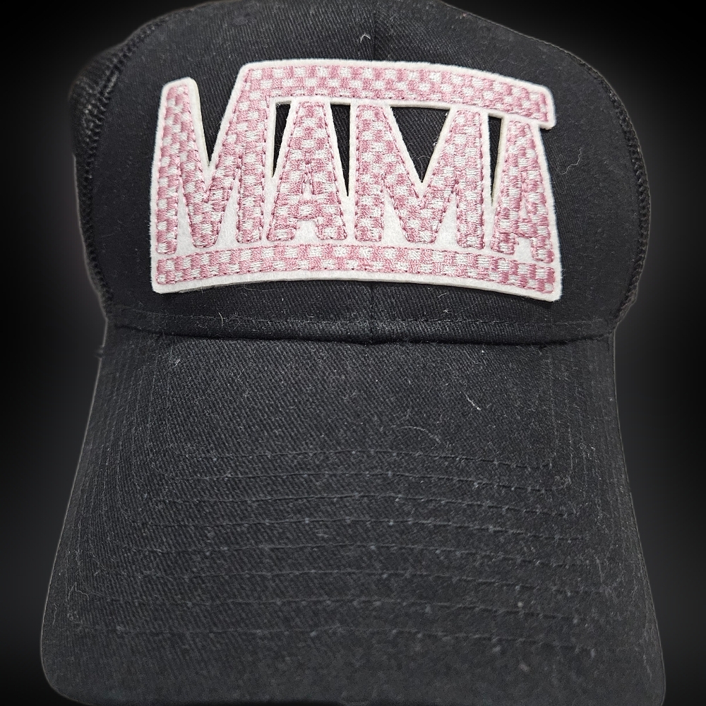Port Authority Black and Pink Mama Hat